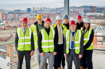 Student development Nurtur House tops out in Sheffield